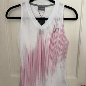 NWT Head White and Pink Gradient Tank Top